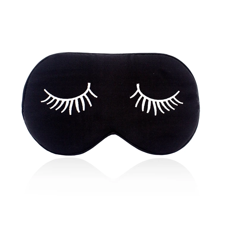 

2019 Amazon Hot Sale Meditation Eye Mask Sleep 3D Sleeping Eyemask With Soft Silk, Black