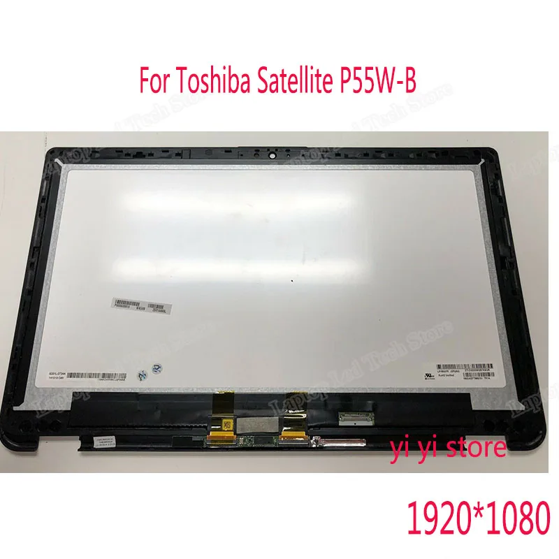 

For Toshiba Satellite Radius P55W-B Series P55W-B5318 P55W-B5162 Full LCD Screen Display Touch Glass Digitizer Assembly+Bezel