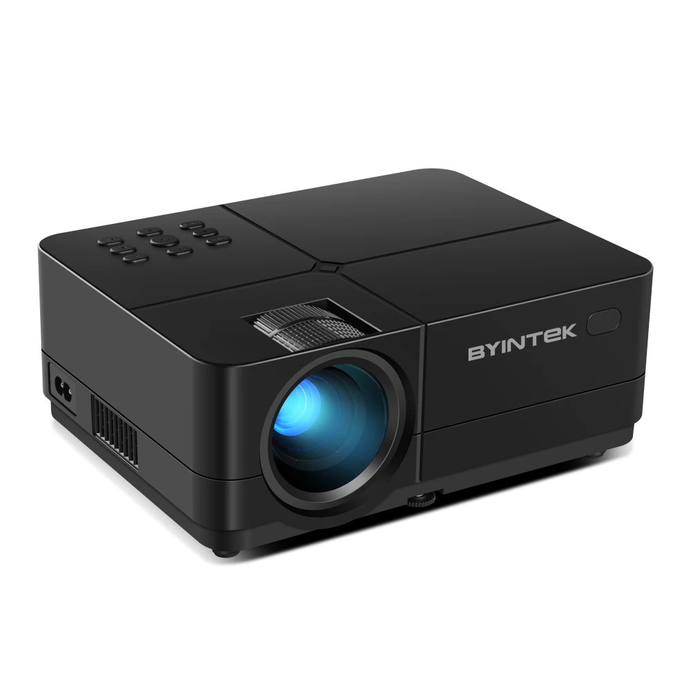 

BYINTEK K7 Update LED Mini Micro Portable Movie Projector, Black