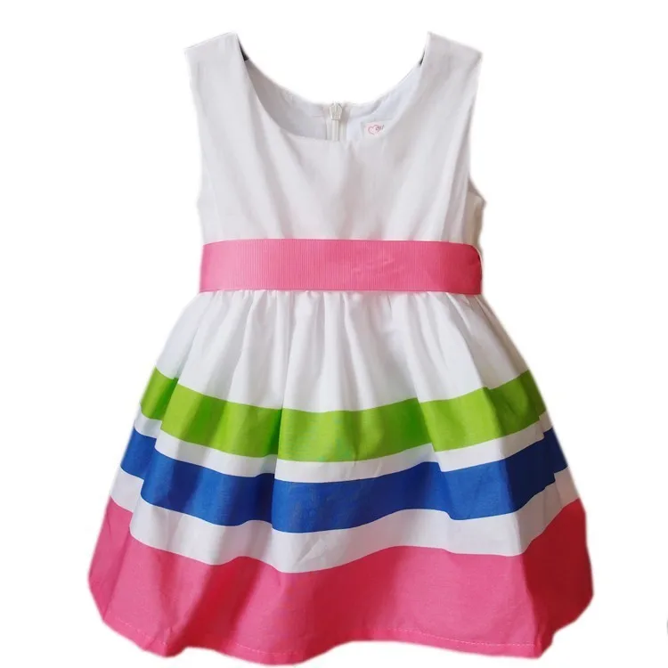 Alibaba Express Beautiful Model Kids Girls Summer Dresses Wholesale