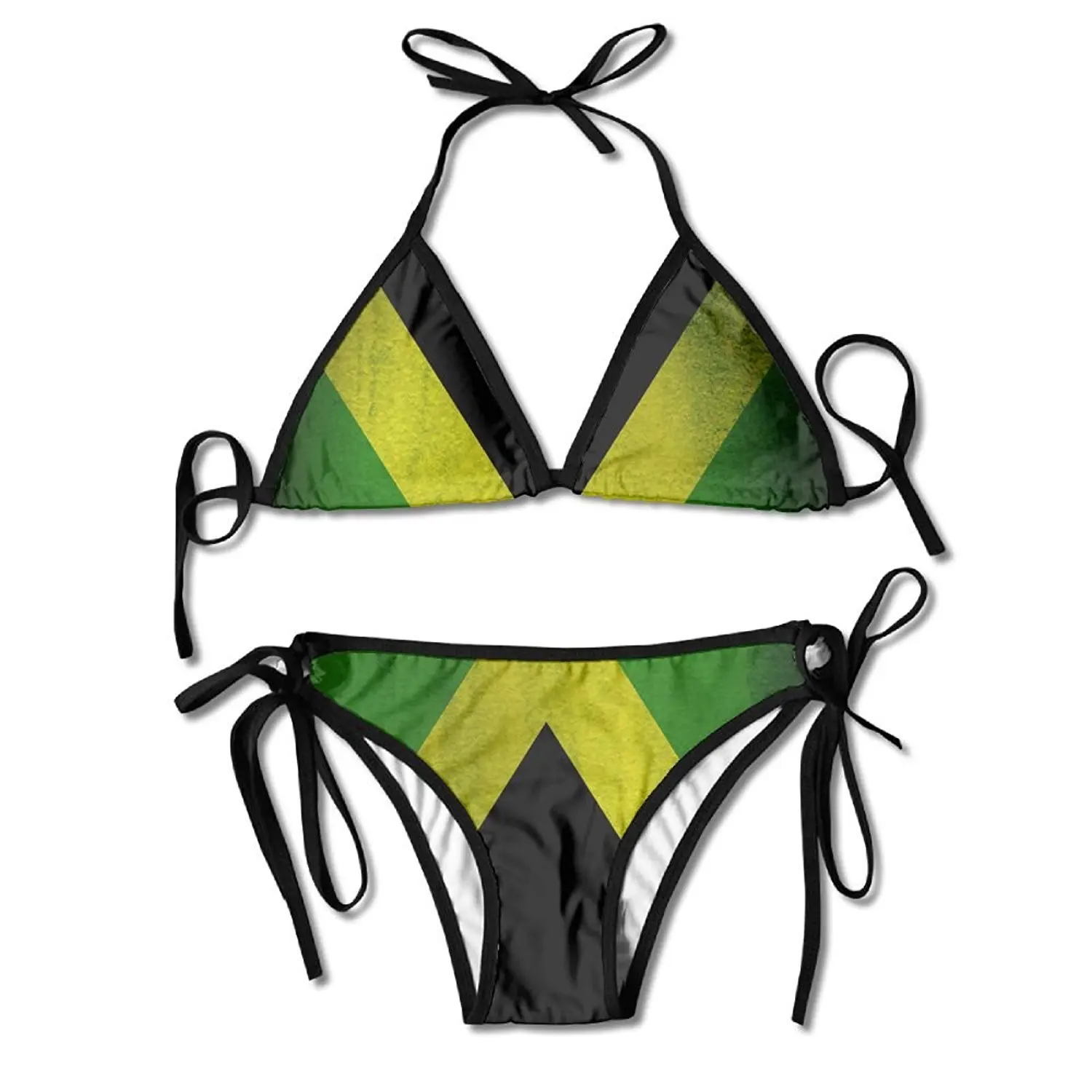 Mens Jamaican Kingdom Flag Summer Beach Board Shorts Drawstring Lightweight Sand Beach Trousers