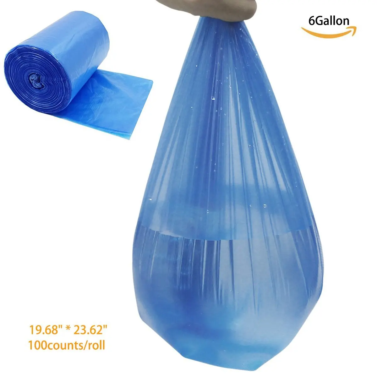 6 gallon trash bags