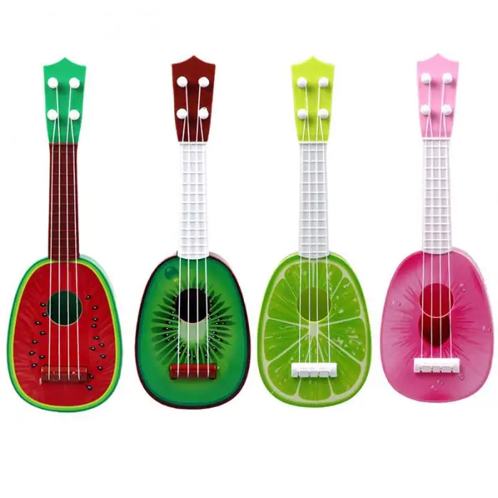 Children Kid Small Fruit Ukulele Guitar Musical Four Strings Instrument Toy Gift 