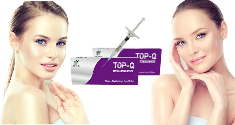 Top-q Deep Line Dermal Filler 1cc Lip Injections Hyaluronic Acid Dermal ...