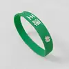 cheap custom silicone wrist band with article WC276