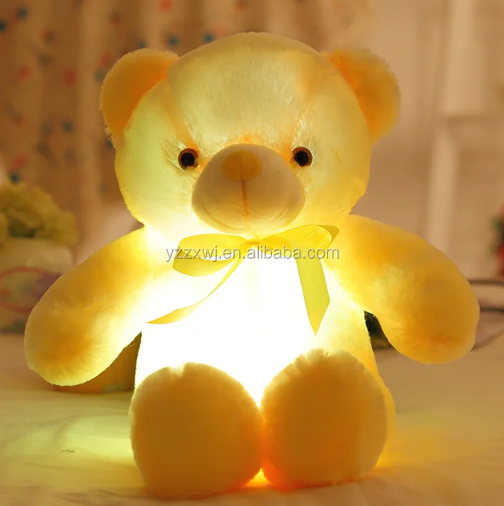 colour changing teddy bear