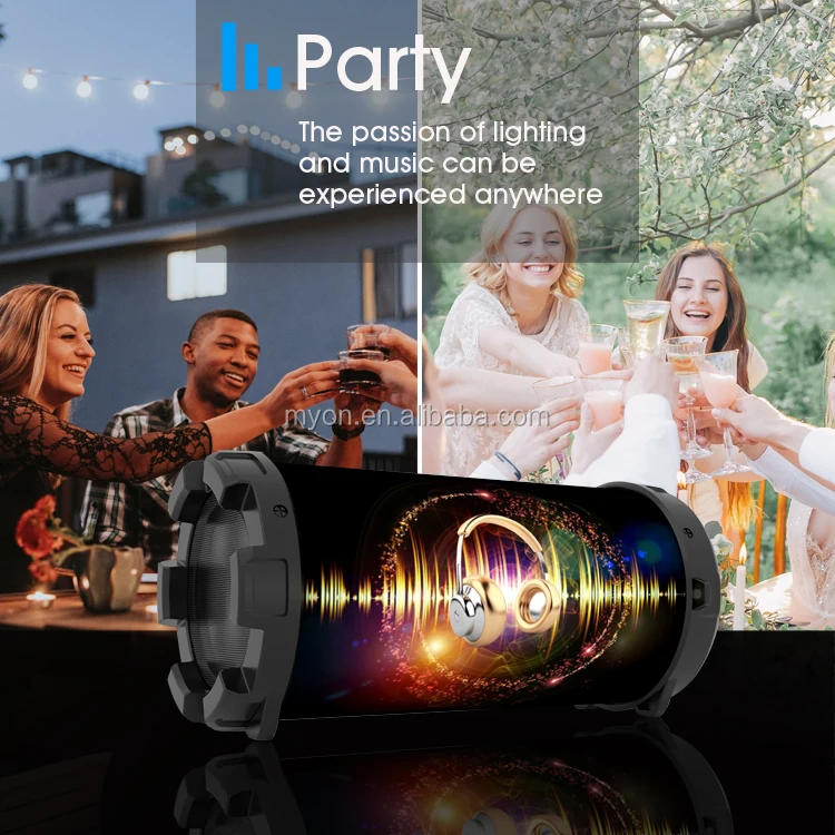Myon Bazooka Bluetooth Speaker Portable Wireless Audio Shenzhen Factory Custom LOGO Speakers Professional Home Theatre System - ANKUX Tech Co., Ltd