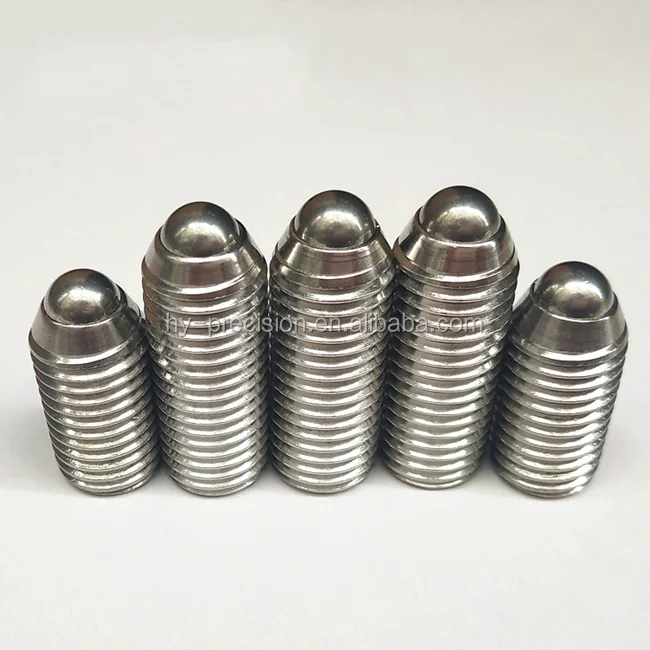 Stainless Steel Hex Socket Spring Ball Plunger Grub Screw Ball Point