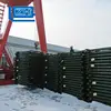 customized single line space frame steel pedestrian bridge