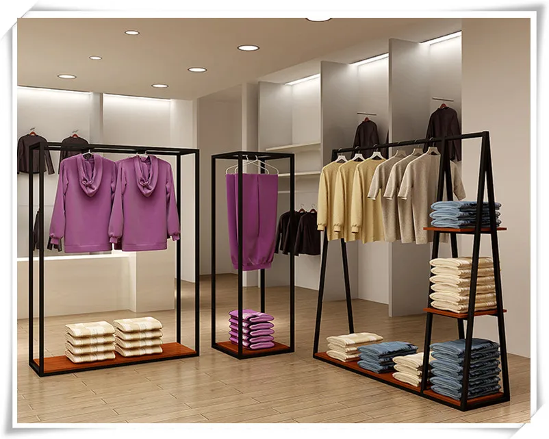 Unique Style Clothing Store Fixtures Garment Rack Display Buy