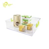 Food Grade PET Stackable Fridge Storage Organizer Plastic Fridge Organizer Bins