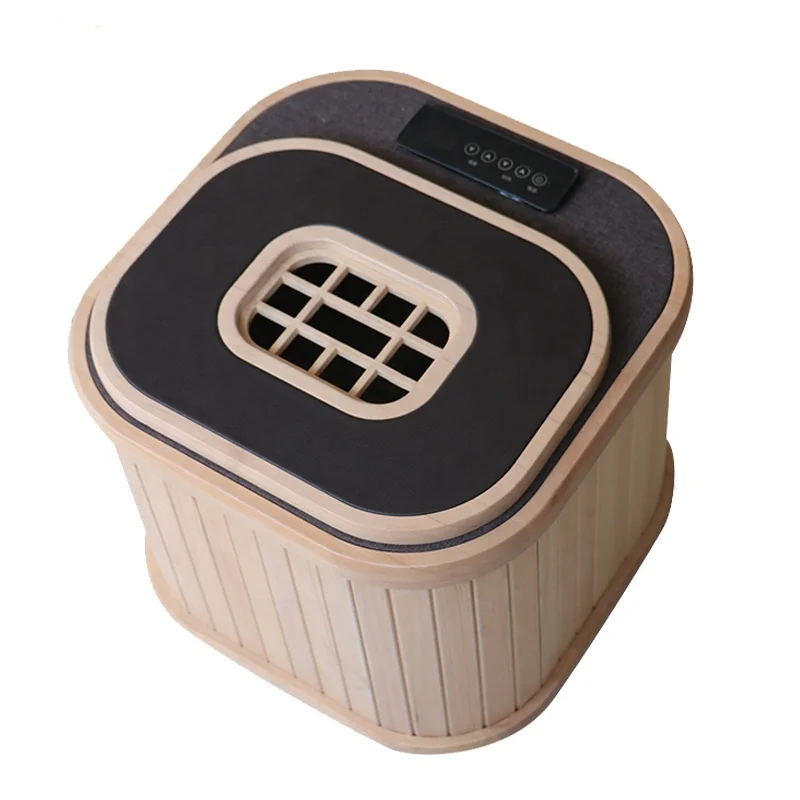 Electric Wooden Dry Infrared Far Infrared Foot Mate Sauna Bucket With