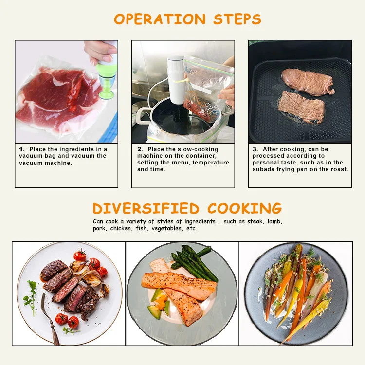 kitchen appliances sous vide cooking meet in a vacuum sealer bag immersion circulator