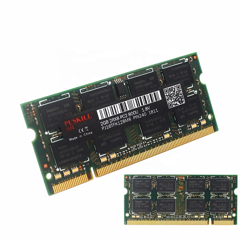 

Shenzhen whosale DDR2 2GB 2R*8 800mhz Sodimm Ram