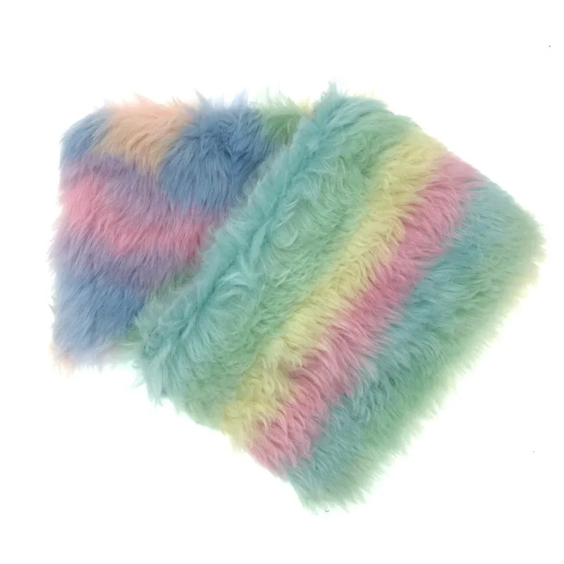 fuzzy makeup bag