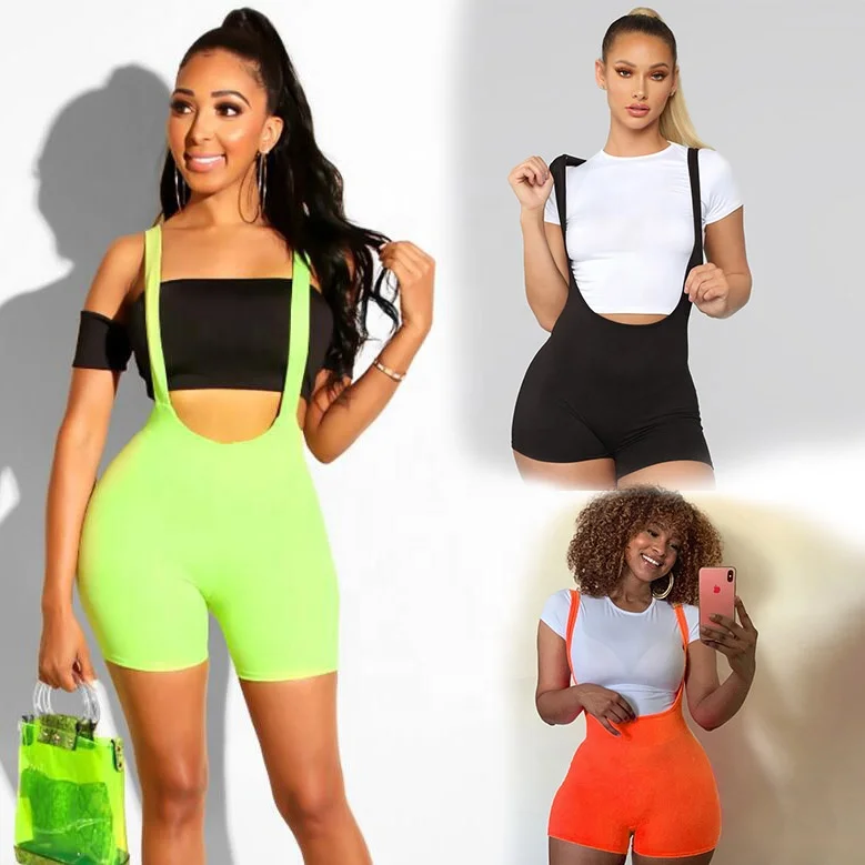 Girls in spandex hot Hot High Waist Sexy Fashion Plain Blank Wholesale Female Ladies Girls Tight Spandex Casual Jumpsuits Sports Romper Women Shorts Buy At The Price Of 5 60 In Alibaba Com Imall Com