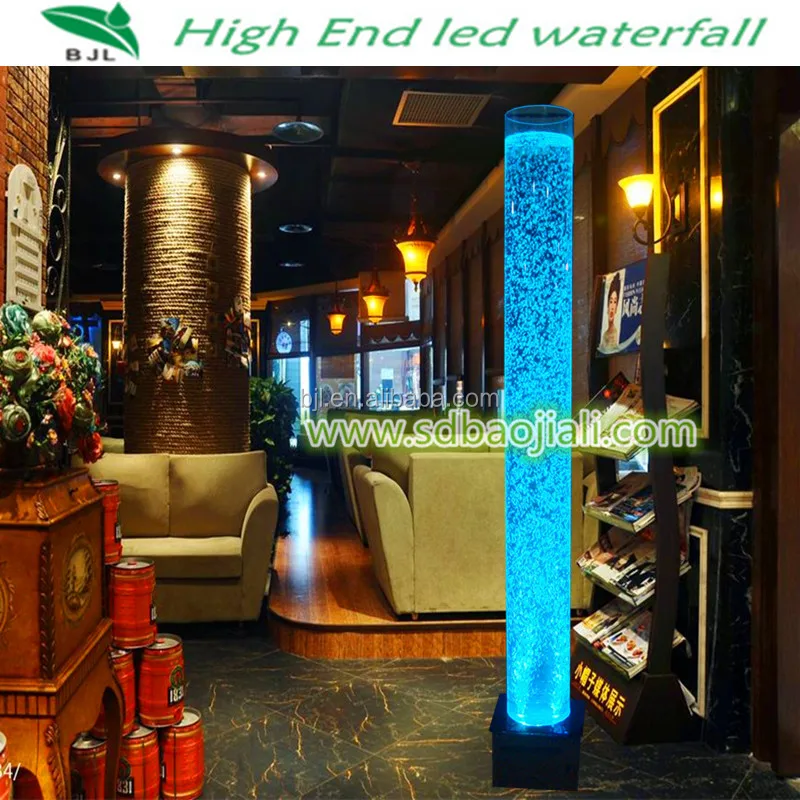 acrylic aquarium led interior decoration pillar