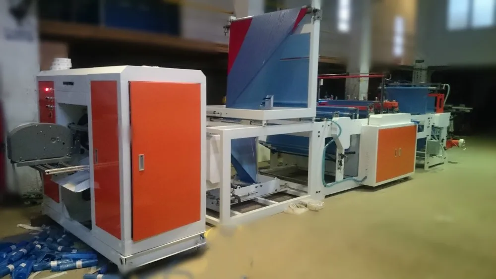 Plastic Pe Garbage Bag Making Machine Bag Maker Rolling Garbage Bag