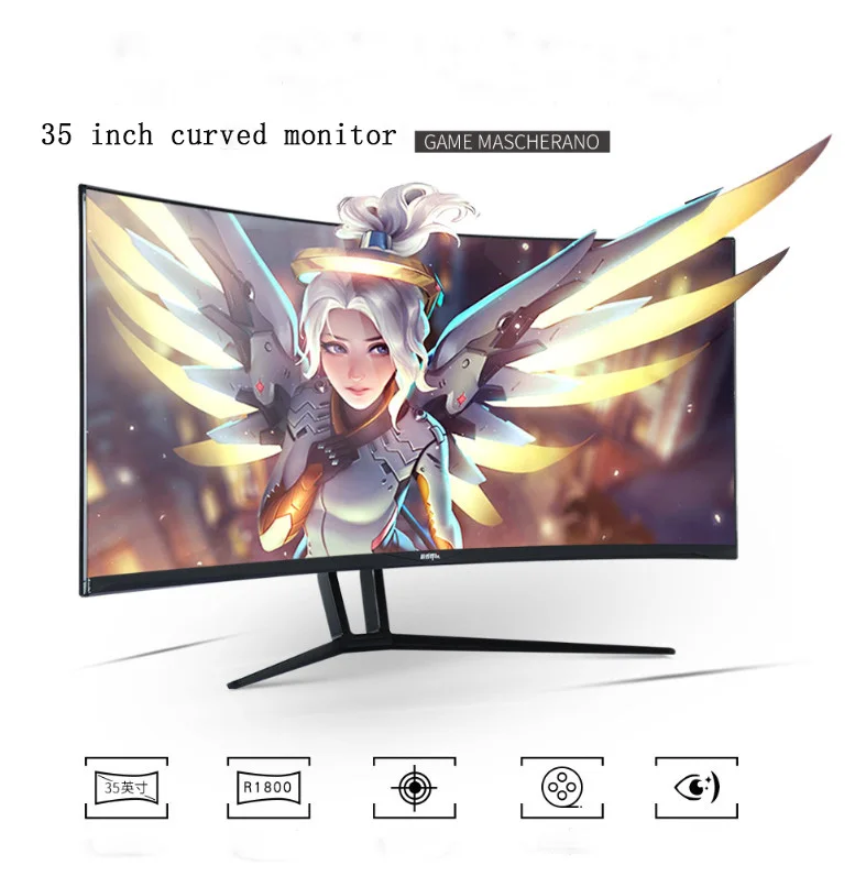 Monitor 4k Curved Gaming Vs