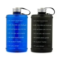 

2.2L 73OZ Big Capacity Water Bottle Large Leak Proof Sports Jug with Handle Huge BPA Free PETG Plastic Wide Mouth for Fitness