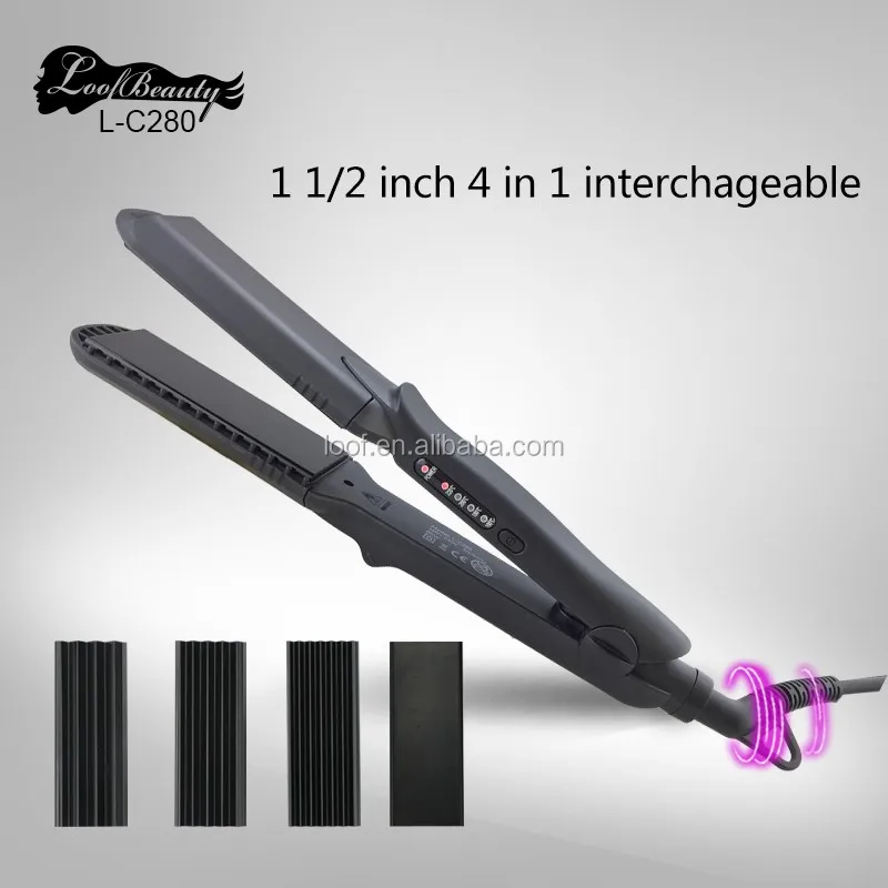 Multi Functional Hair Straighteners Crimping Type Hair Flat Iron 4