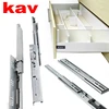 To quality 45mm 3 fold ball bearing soft close drawer slides