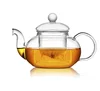 Borosilicate glass tea pot with glass infuser tea stainer