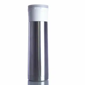 Image of 2019 Portable led light double wall stainless steel sports water bottle with water proof music bluetooth speaker