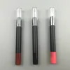 High quality cosmetic packing pencil shaped recycled plastic material empty lipstick tube / container