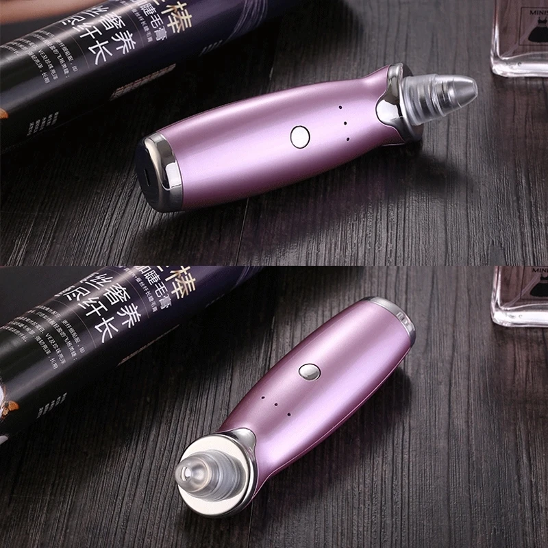 Rechargeable Electric Facial Nose Vacuum Blackhead Remover / Microdermabrasion