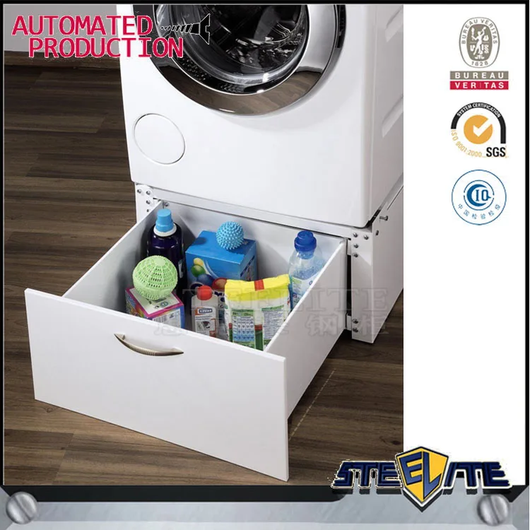 Waschmaschinen Unterschrank Untergestell mit Schublade-Lagerboxen und