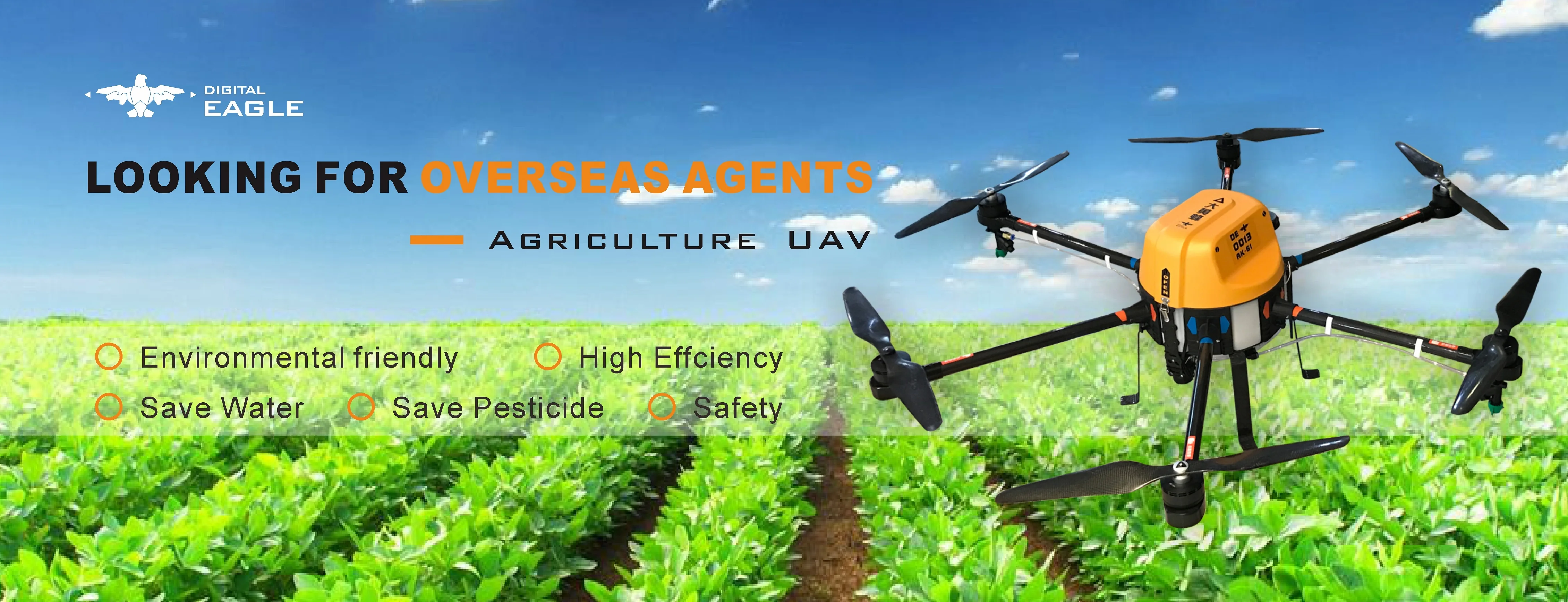 Multispectral Agriculture Application Ag Crop Sprayer Spraying Drone