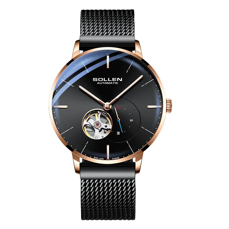 

SOLLEN Mechanical Watches Automatic men watches fashion wristwatches wholesale automatic SOLLEN watch