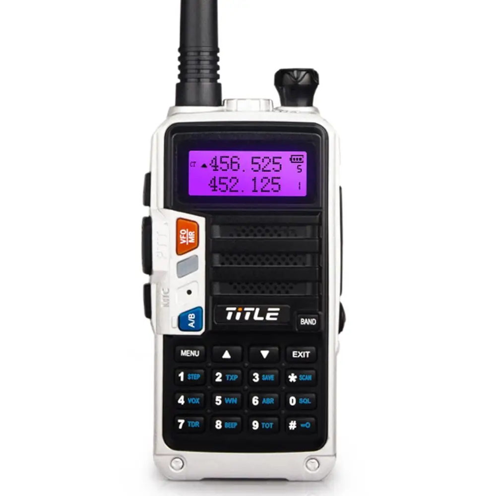 

Encrypted Walkie Talkie Range High Power Dual Band Handheld Communicator HF Transceiver Two Way Radio Walkie Talkie
