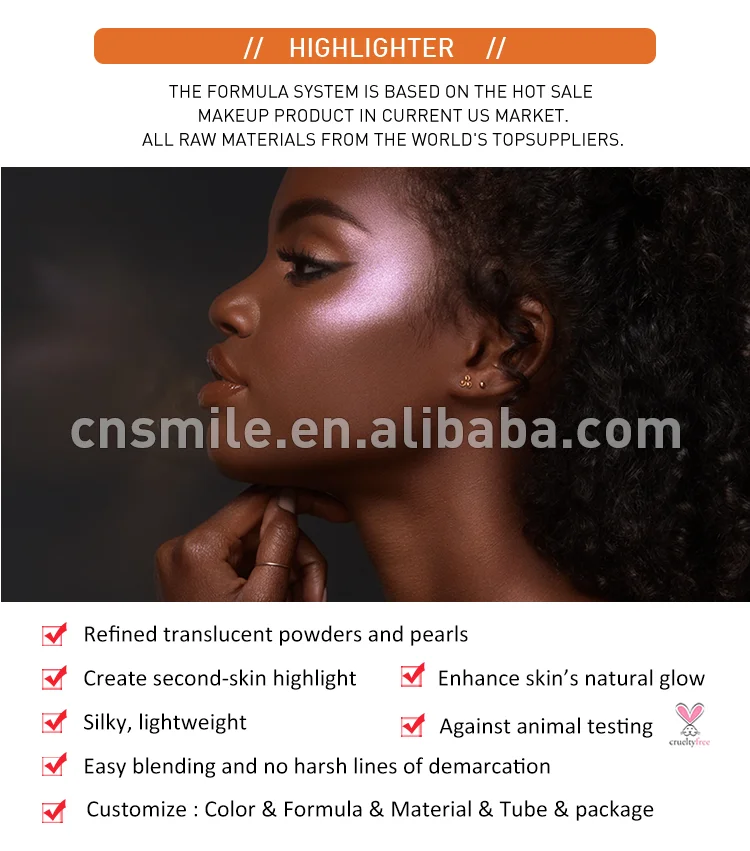 black highlighter makeup