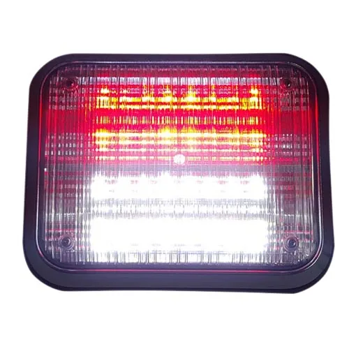 Super bright 9 inch perimeter double row strobe LED warning side ambulance light