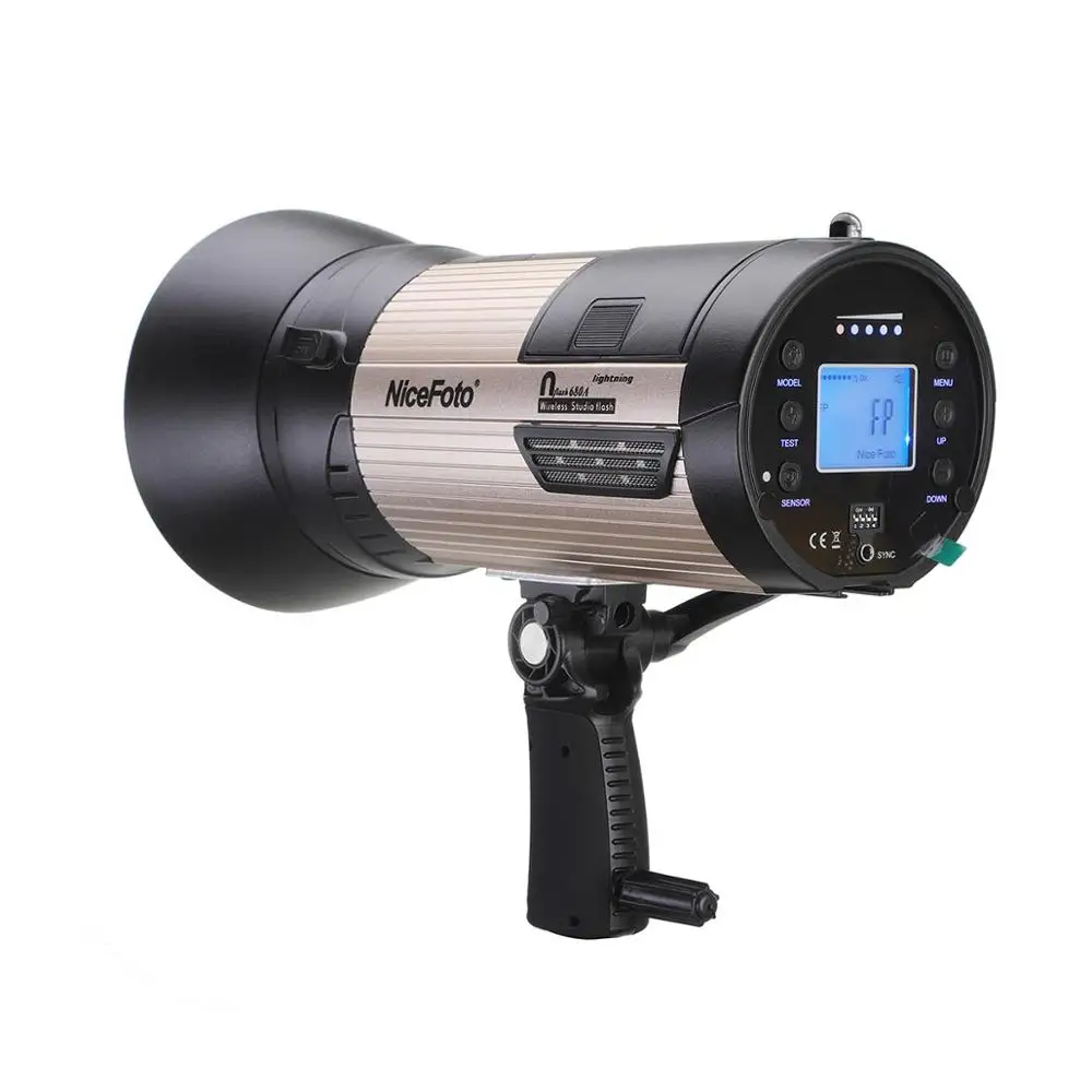 

NiceFoto nflash680A 680ws Wireless Studio flash Built-in 2.4G receive system Studio lighting photographic equipment for outdoor