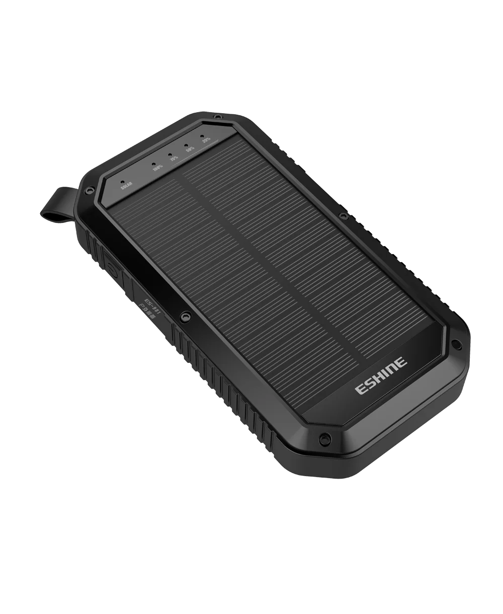 portable solar powerbank with 36 led lights