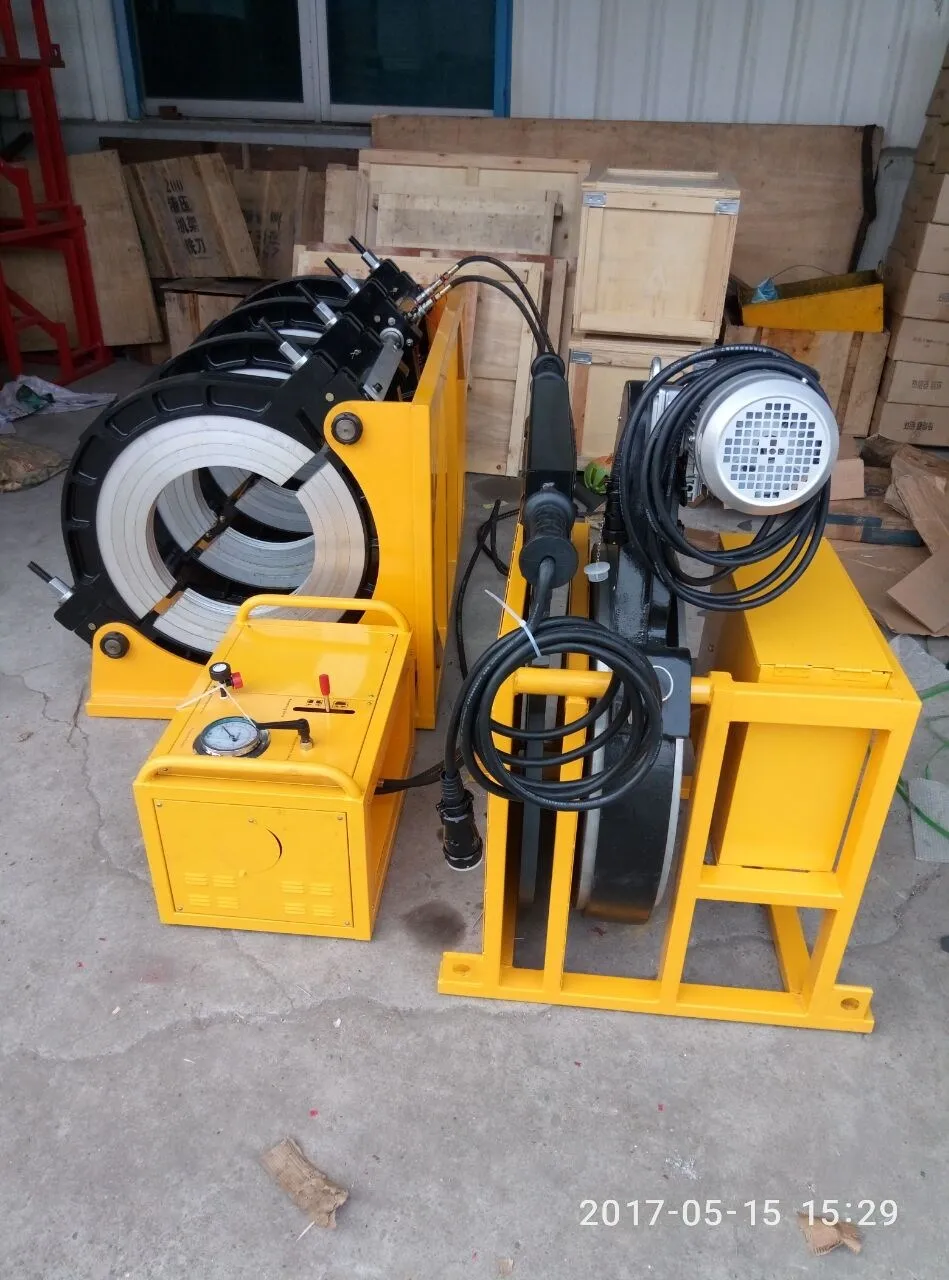 315毫米用于塑料管焊接的液压对接熔接机