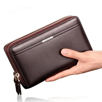 mens leather money bag