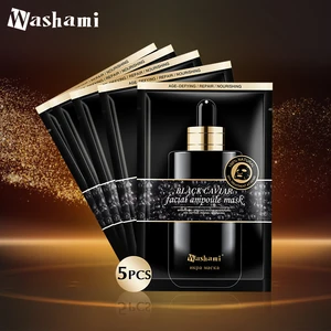 2019 Deep Cleansing Private Label Silk Beauty Product Black Caviar Ampoule Facial Mask