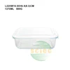 Wholesale Glass Food Container Set Lunch Box Rectangular Storage Box With plastic Lid