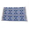 Table mat for dining room tablemats cotton blue color placemat