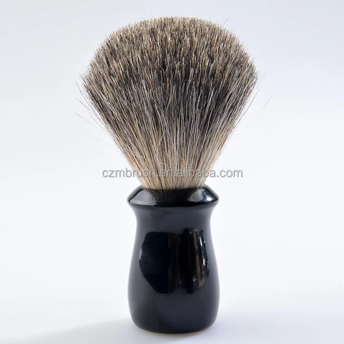 

Black Handle Silver Tip Badger Wet Shaving Brush mens beard badger shaving brush