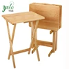 bamboo 5-Piece Natural TV Table Set