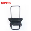 Heavy Duty Industrial Metal Strip Push Trolley Cart Stainless Steel Strapping dispenser with wheels