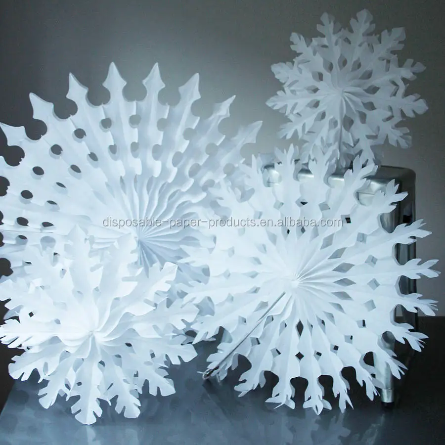 Ventilateur Suspendu En Papier Blanc Effet Flocons De Neige Papier Decoration De Fete Mariage Buy Flocons De Neige En Papier Ventilateurs De Flocon De Neige Blancs Decoration De Flocon De Neige De Noel Blanc Product On Alibaba Com