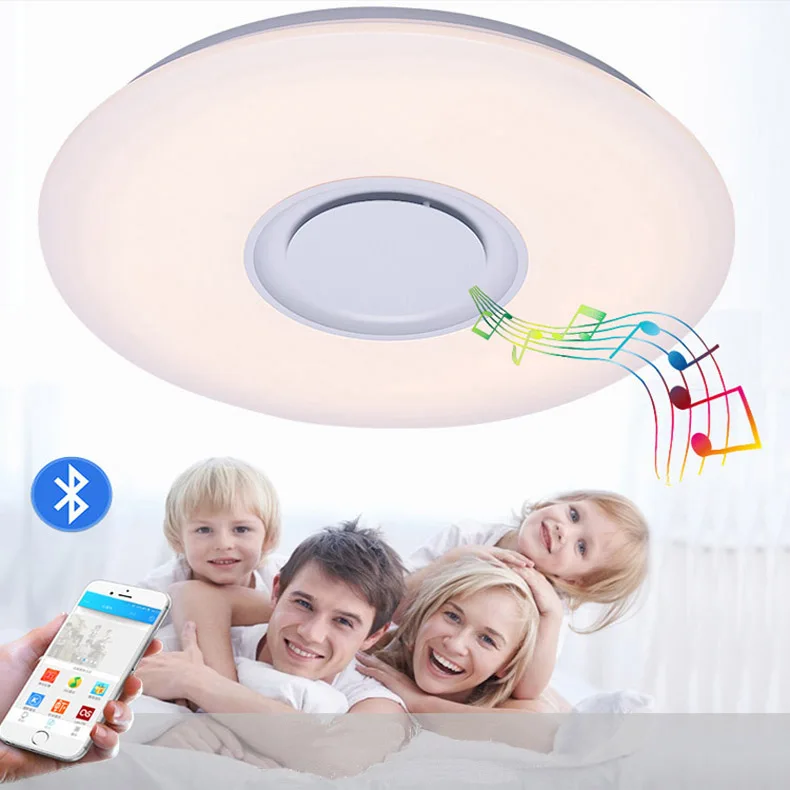 RGB Dimmable Bluetooth Music Led Ceiling Lighting Lamp