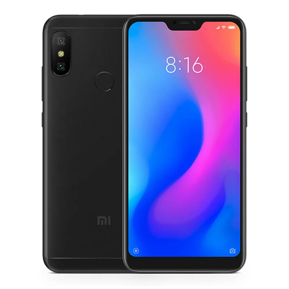 

xiao mi red mi 6 Pro 4GB+64GB AI Face Unlock Cell Phone 5.84 inch Screen MIUI 9.0 Qualcomm Mobile Phone