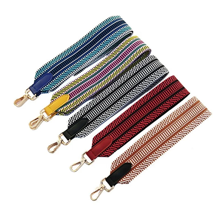 

Meetee B-J023 New Wide 5cm Shoulder Belt Side Back Widening Long Leather Woven Bag Strap